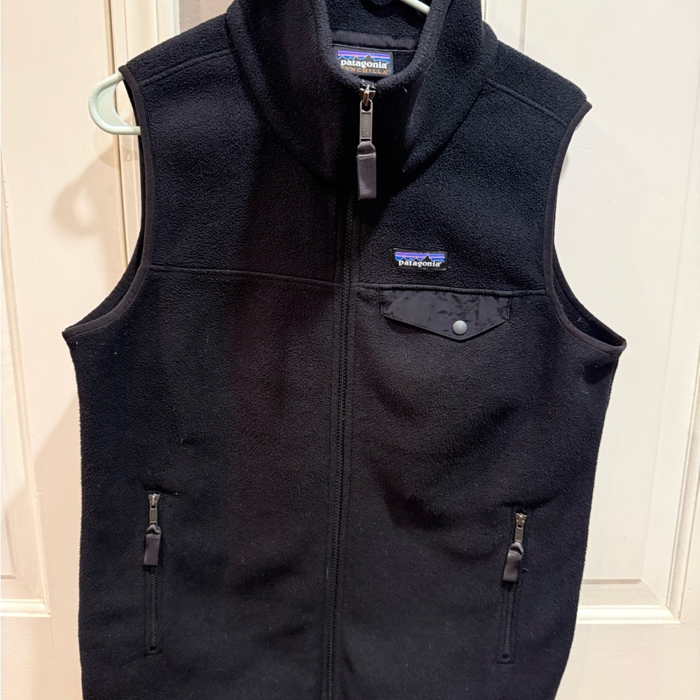 Patagonia Synchilla Black Fleece Vest